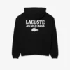 Sudadera con capucha de felpa estampada para hombre