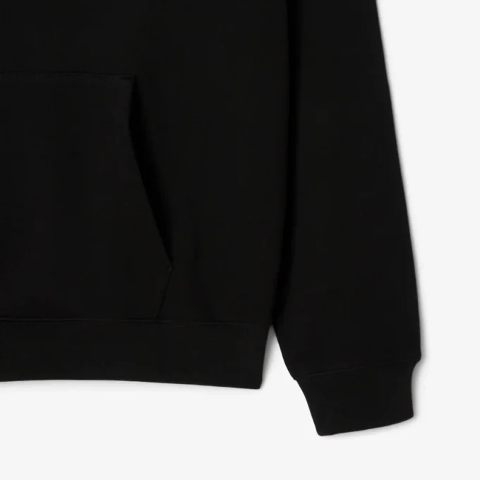 Sudadera con capucha de felpa estampada para hombre
