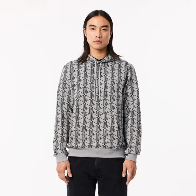 Sudadera con capucha de felpa Monogram para hombre
