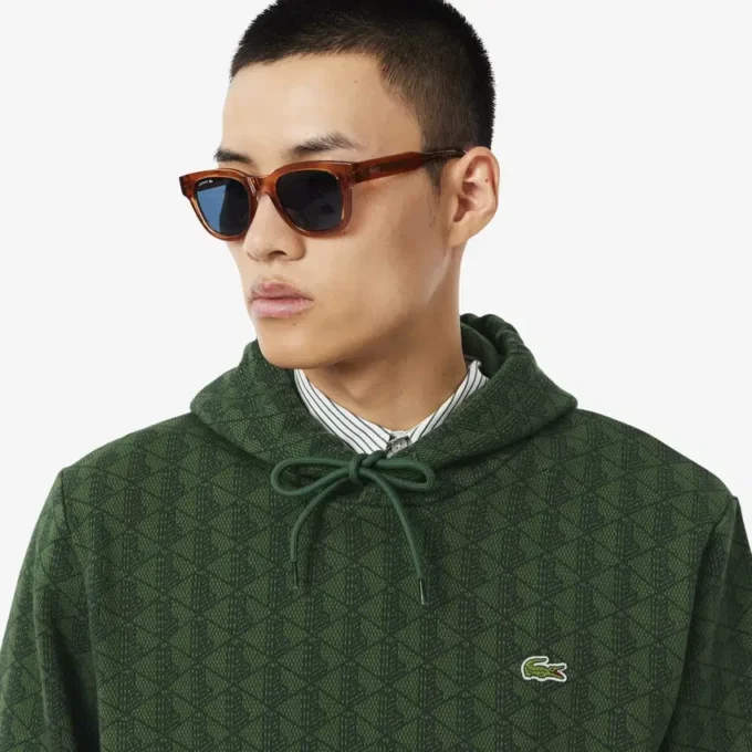 Sudadera con capucha de felpa Monogram para hombre