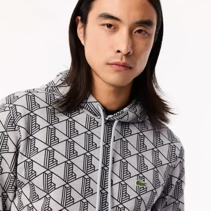 Sudadera con capucha de felpa Monogram para hombre