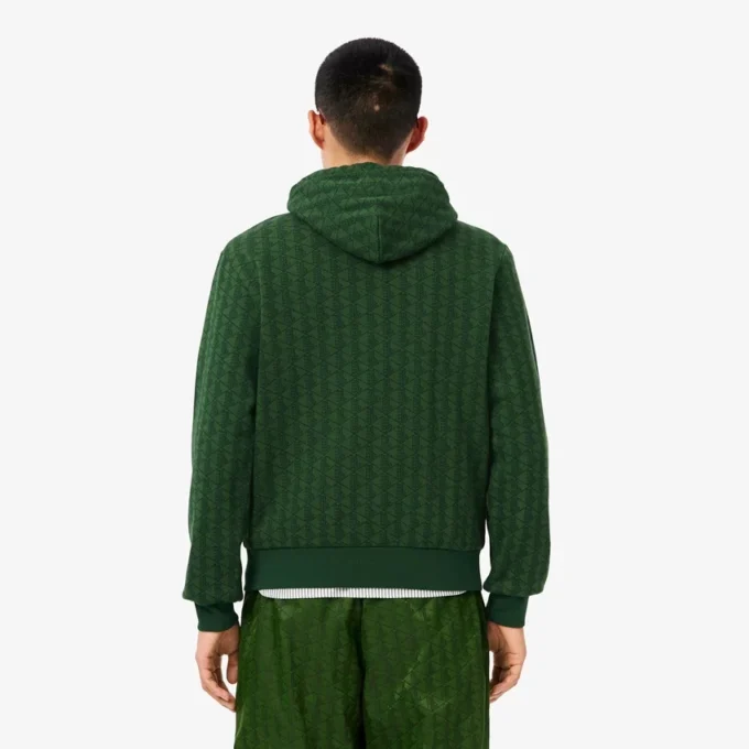 Sudadera con capucha de felpa Monogram para hombre