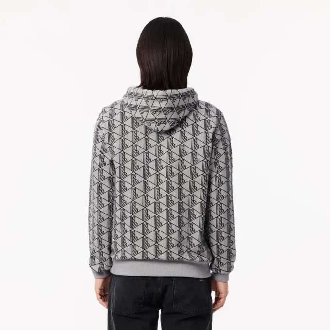 Sudadera con capucha de felpa Monogram para hombre