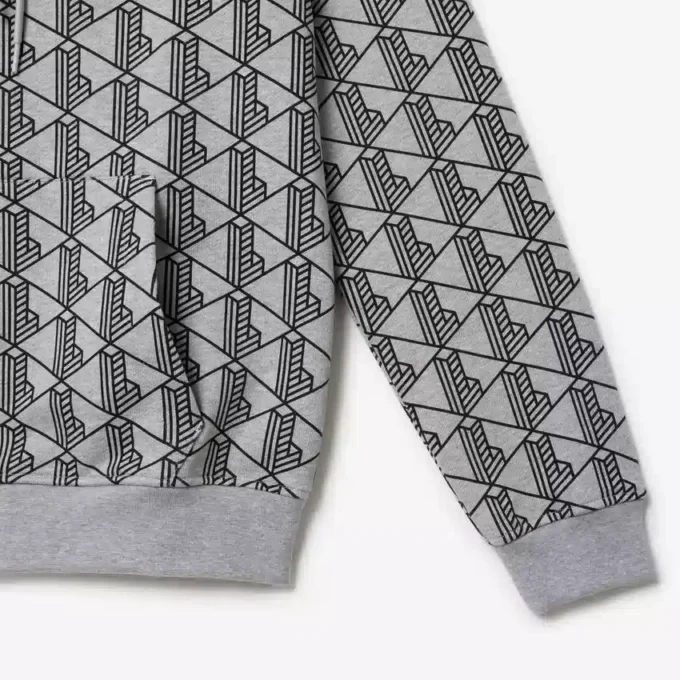 Sudadera con capucha de felpa Monogram para hombre