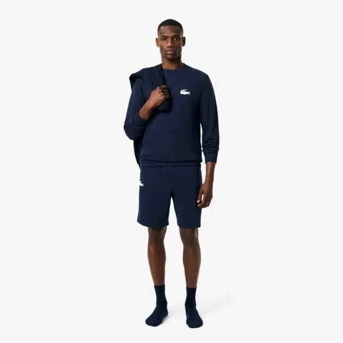 Sudadera con capucha de felpa para hombre
