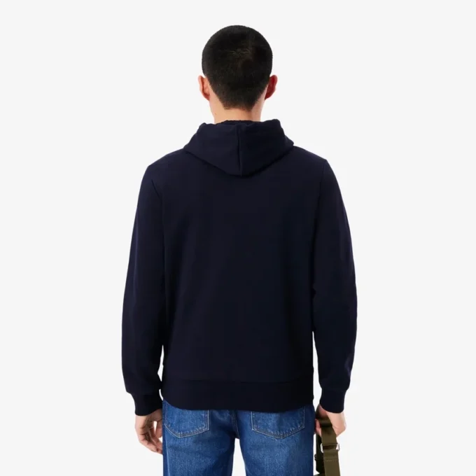 Sudadera con capucha de felpa para hombre