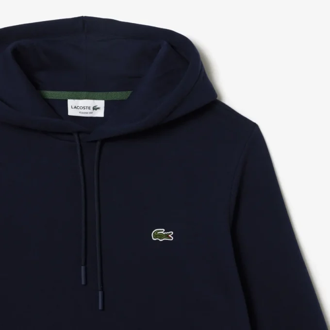 Sudadera con capucha de felpa para hombre