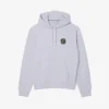 Sudadera con capucha de forro polar de corte holgado para hombre