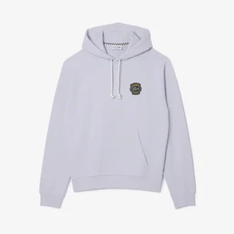 Sudadera con capucha de forro polar de corte holgado para hombre