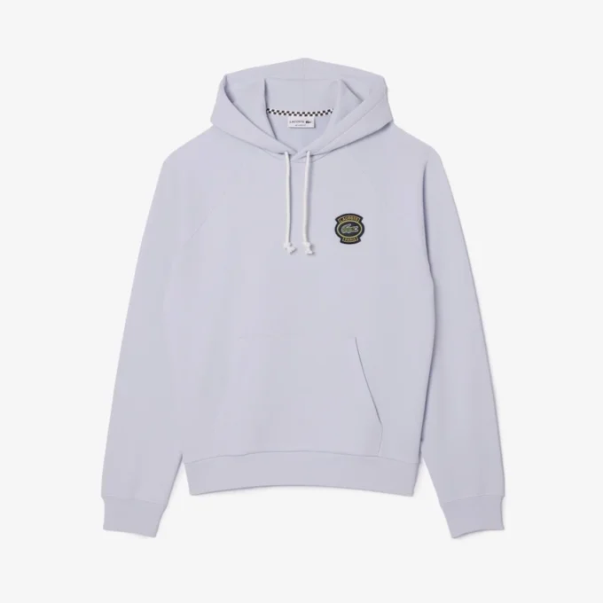 Sudadera con capucha de forro polar de corte holgado para hombre