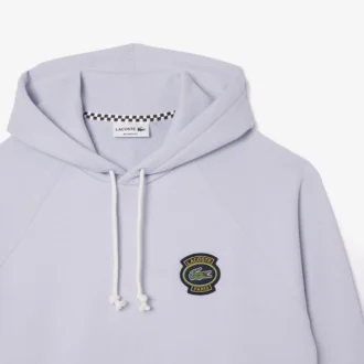 Sudadera con capucha de forro polar de corte holgado para hombre