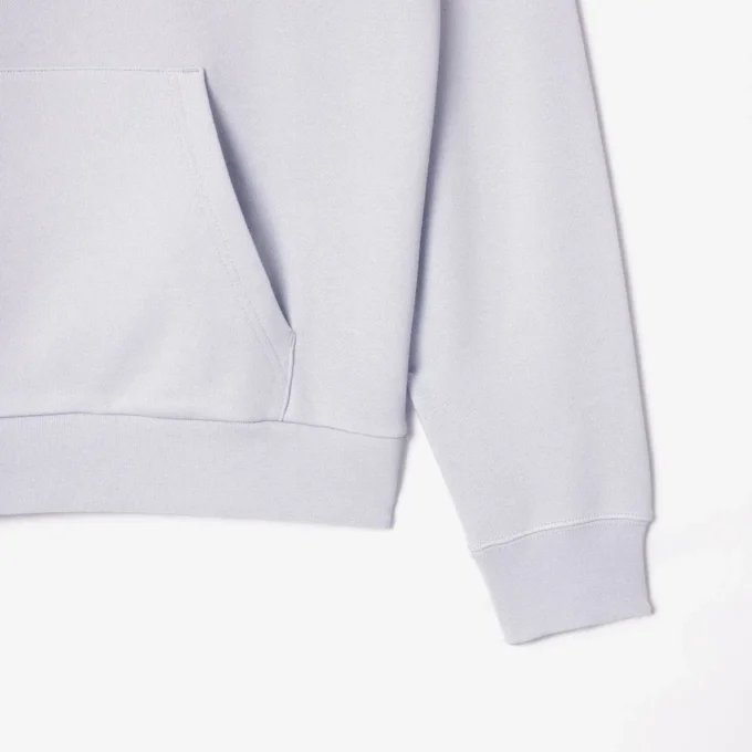 Sudadera con capucha de forro polar de corte holgado para hombre