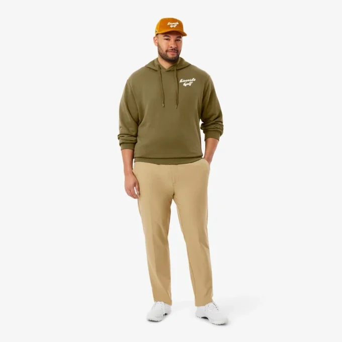 Sudadera con capucha de Golf de felpa estampada para hombre