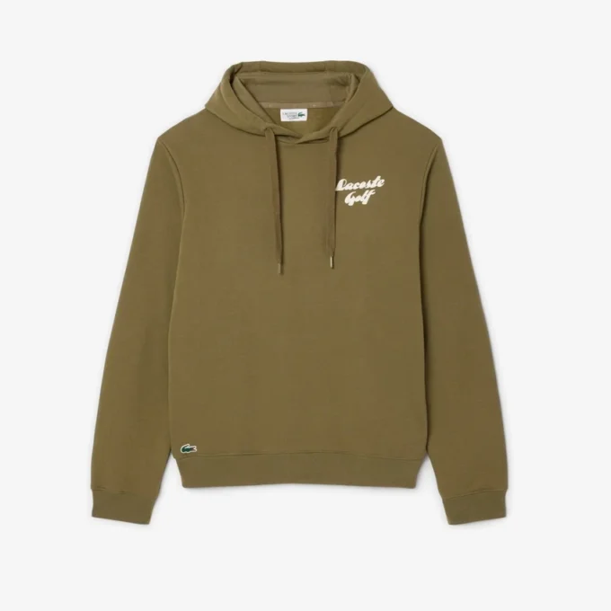Sudadera con capucha de Golf de felpa estampada para hombre