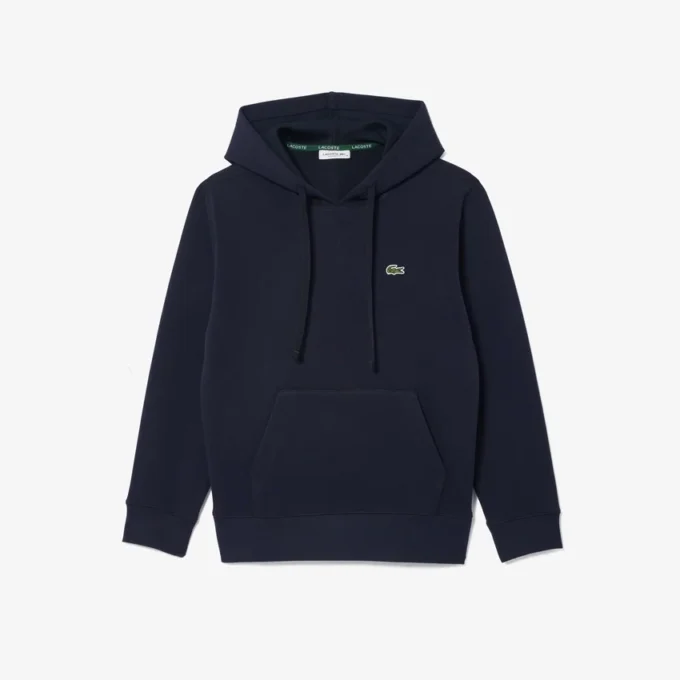 Sudadera con capucha de piqué de corte holgado para mujer