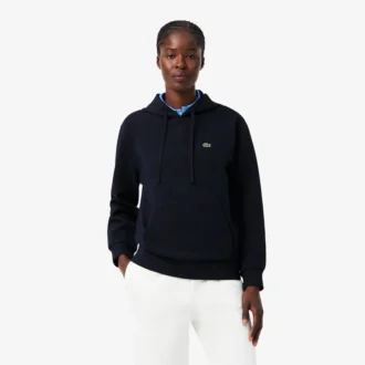 Sudadera con capucha de piqué para mujer
