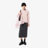 Sudadera con capucha de piqué para mujer