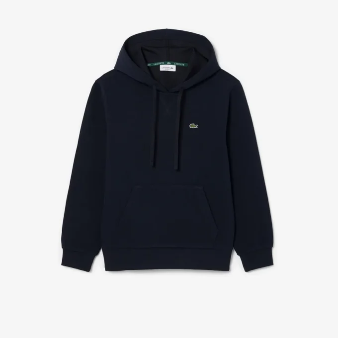 Sudadera con capucha de piqué para mujer