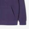 Sudadera con capucha de piqué para mujer