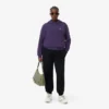 Sudadera con capucha de piqué para mujer