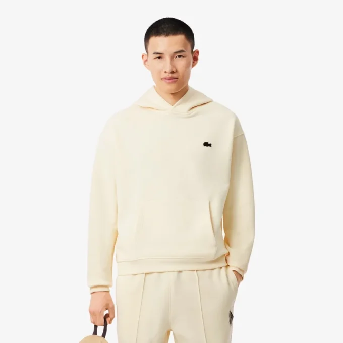 Sudadera con capucha estampada de corte holgado