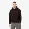 Sudadera con capucha estampada de corte holgado