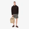Sudadera con capucha estampada de corte holgado