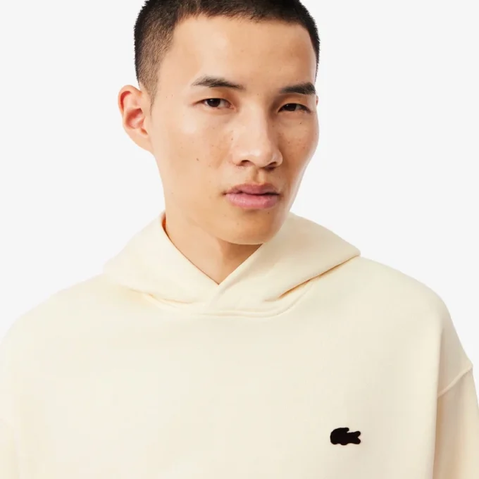 Sudadera con capucha estampada de corte holgado