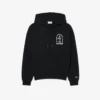 Sudadera con capucha estampada de corte holgado