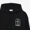 Sudadera con capucha estampada de corte holgado
