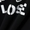 Sudadera con capucha estampada de corte holgado