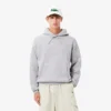 Sudadera con capucha estampada de corte holgado para hombre