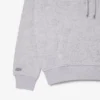 Sudadera con capucha estampada de corte holgado para hombre