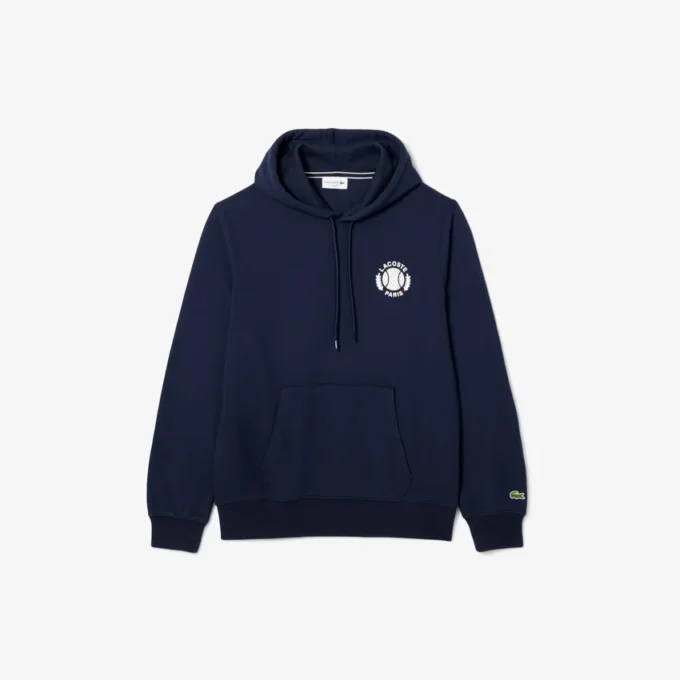 Sudadera con capucha estampada de Tenis para hombre