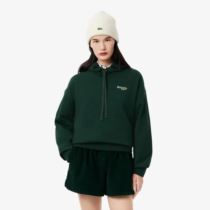 Sudadera con capucha oversize con logotipo para mujer