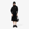 Sudadera con capucha oversize con logotipo para mujer