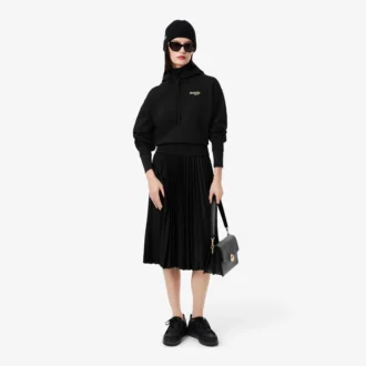 Sudadera con capucha oversize con logotipo para mujer
