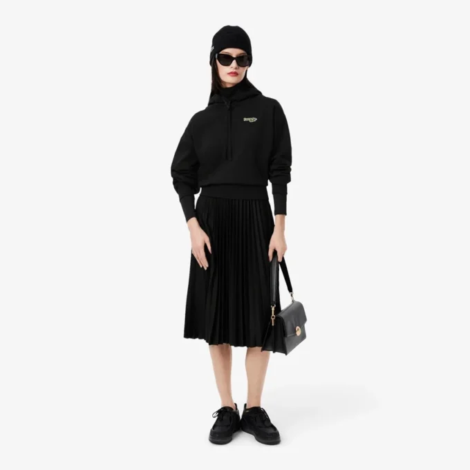 Sudadera con capucha oversize con logotipo para mujer