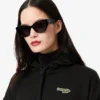 Sudadera con capucha oversize con logotipo para mujer