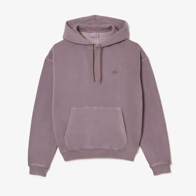 Sudadera con capucha unisex de algodón y felpa de corte holgado
