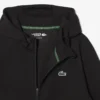 Sudadera con capucha y cremallera de deporte elástica