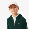 Sudadera con capucha y cremallera de felpa estampada para niño