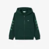 Sudadera con capucha y cremallera de felpa estampada para niño