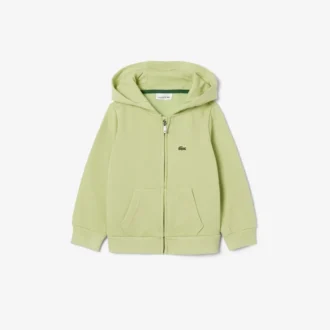 Sudadera con capucha y cremallera de forro polar para niño
