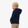 Sudadera con capucha y cremallera de forro polar para niño
