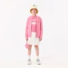 Sudadera con capucha y cremallera de forro polar para niño