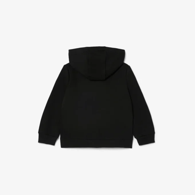 Sudadera con capucha y cremallera de forro polar para niño
