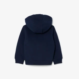 Sudadera con capucha y cremallera de forro polar para niño