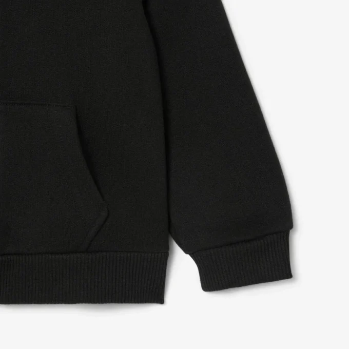 Sudadera con capucha y cremallera de forro polar para niño