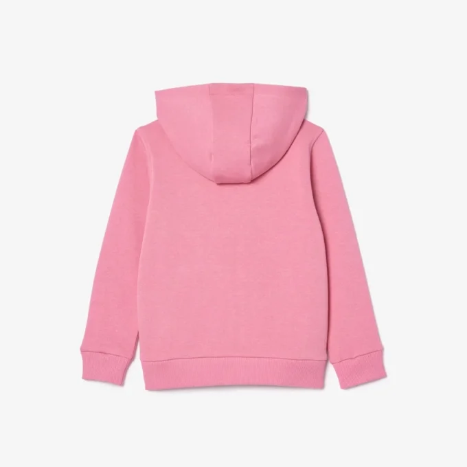Sudadera con capucha y cremallera de forro polar para niño